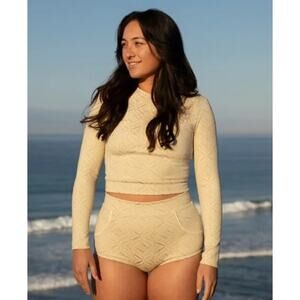 NWT Seaa Swimwear Palomar Cropped Rashguard